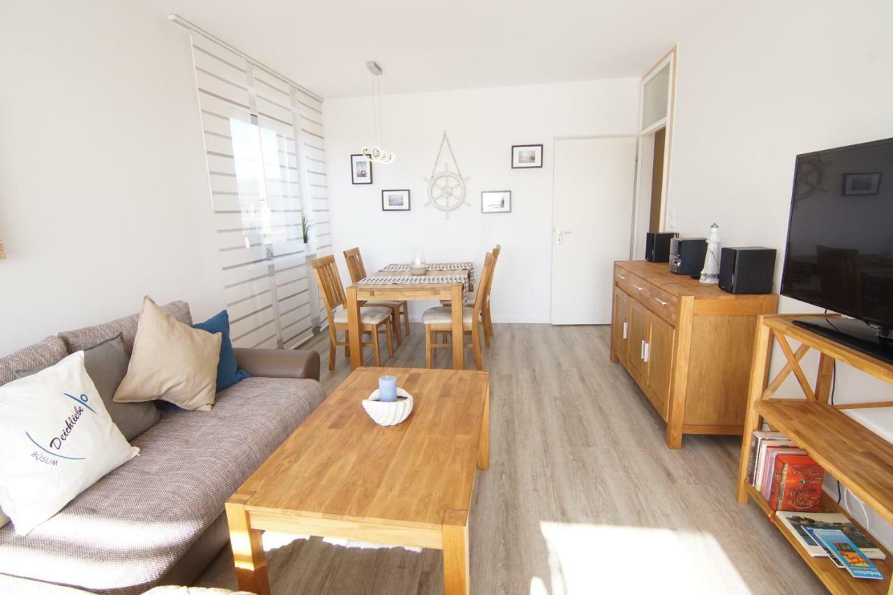 Deichliebe-Steuerrad Apartment Busum Exterior photo